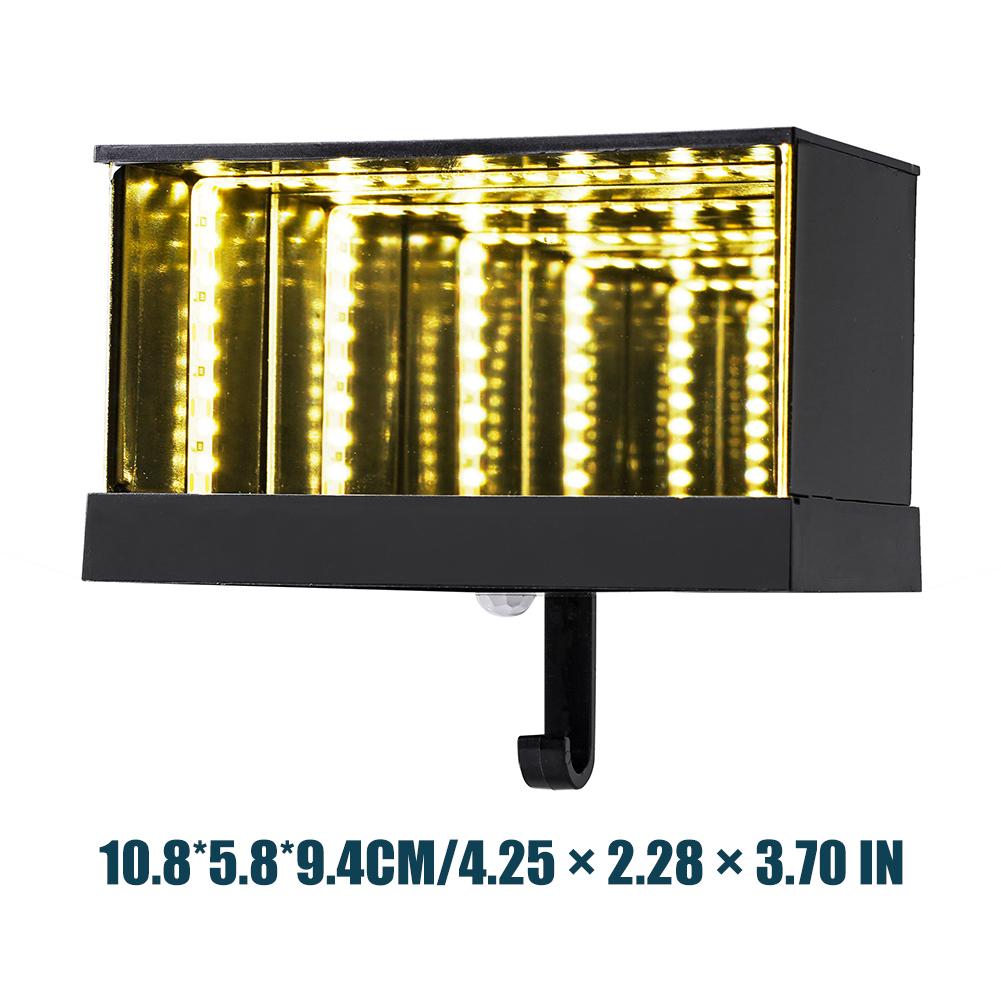 Infinity Garage Keychain With LED Light Car Model Display Key Holder Infinite Illusion Tunnel Effect