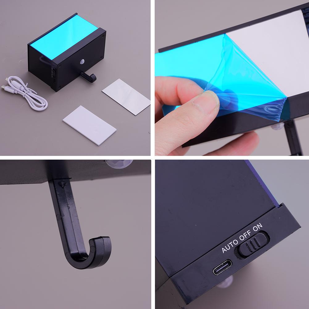 Infinity Garage Keychain With LED Light Car Model Display Key Holder Infinite Illusion Tunnel Effect