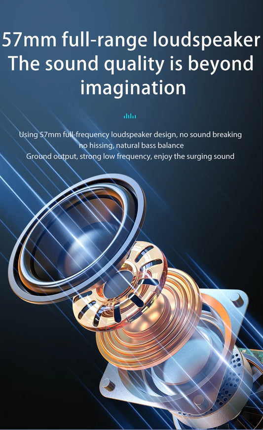 Altavoz nalámbrico ZEALOT S53 de 10 W, altavoz subwoofer portátil, resistente al agua IPX 5, emparejamiento dual, batería de 3600 mAh.