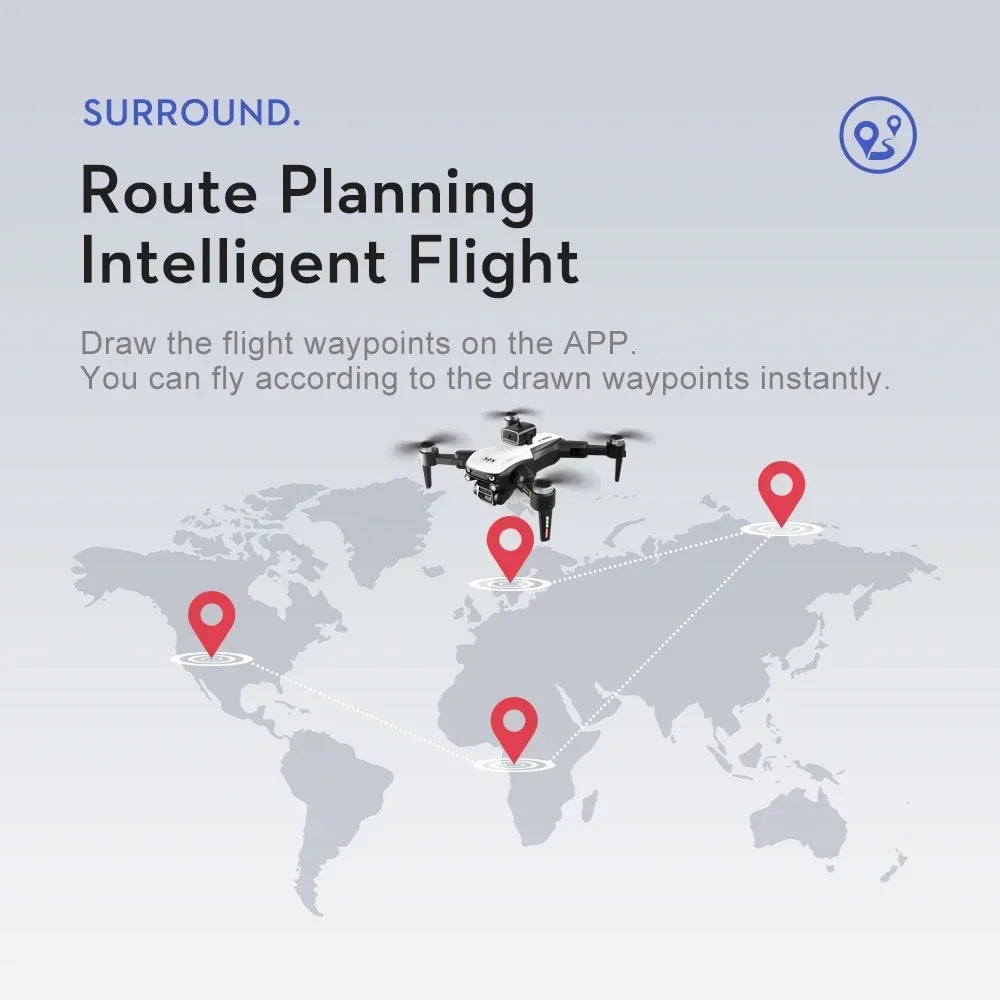 2025 New S2S Drone 8K Professional HD Dual Camera Brushless Obstacle Avoidance Aerial Photography Foldable Quadcopter Toys Gifts