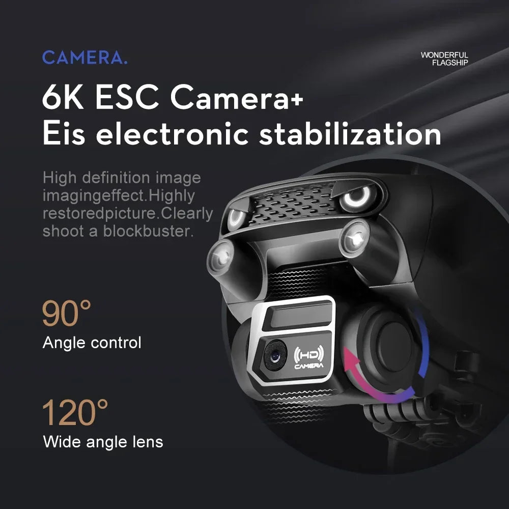 2025 New S2S Drone 8K Professional HD Dual Camera Brushless Obstacle Avoidance Aerial Photography Foldable Quadcopter Toys Gifts