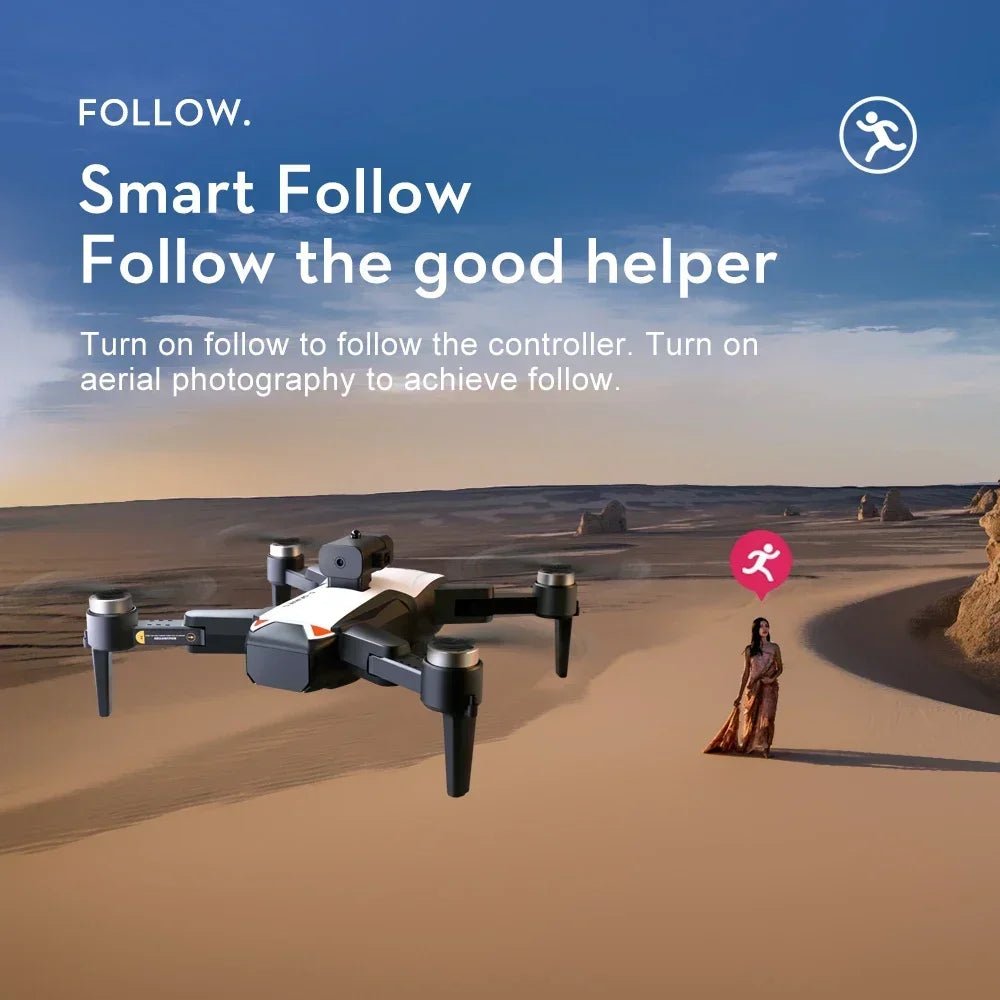 2025 New S2S Drone 8K Professional HD Dual Camera Brushless Obstacle Avoidance Aerial Photography Foldable Quadcopter Toys Gifts