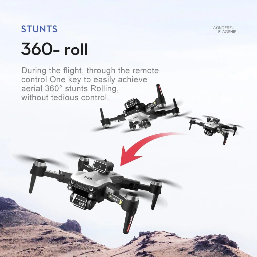 2025 New S2S Drone 8K Professional HD Dual Camera Brushless Obstacle Avoidance Aerial Photography Foldable Quadcopter Toys Gifts