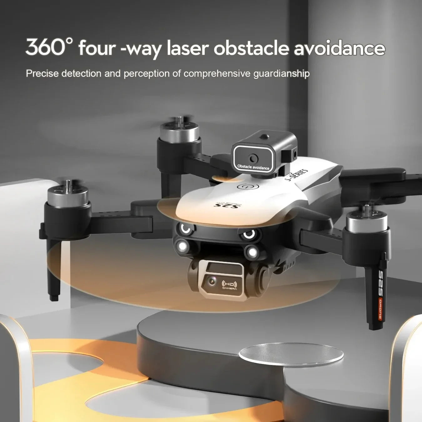 2025 New S2S Drone 8K Professional HD Dual Camera Brushless Obstacle Avoidance Aerial Photography Foldable Quadcopter Toys Gifts